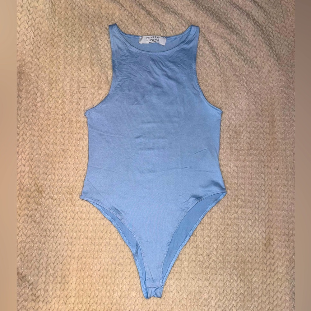 Primark Blue Bodysuit Racerback Top